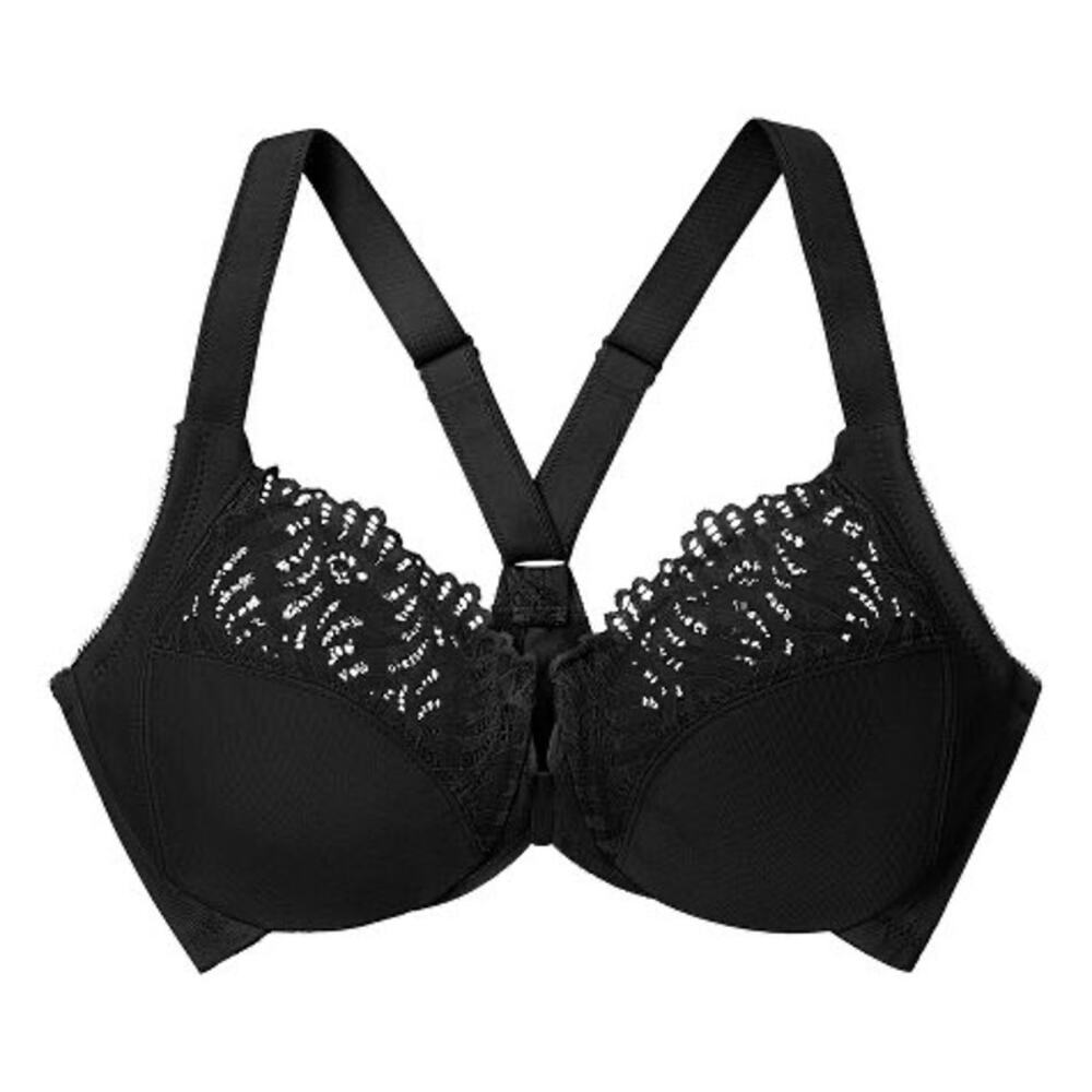 NWOT Glamorise Womens Underwire Bra Black 38D